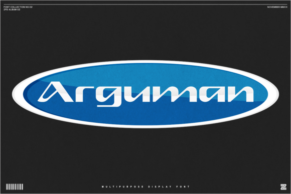 Arguman: A Bold Display Font for Modern Marketing Visuals