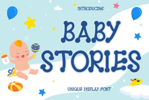 Baby Stories: A Display Font That Elevates Campaign Visuals