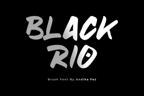 Black Rio: A Bold Display Font That Commands Attention in Campaign Design