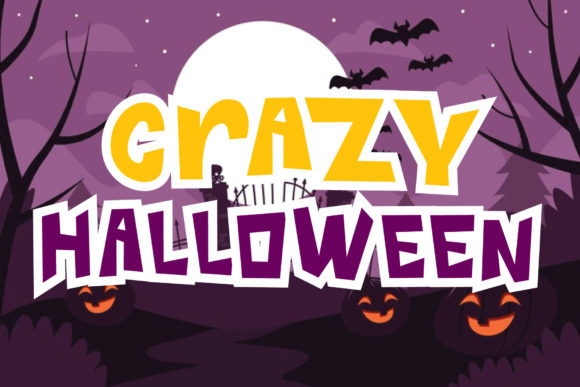 Crazy Halloween: A Display Font for Playful Editorial Design