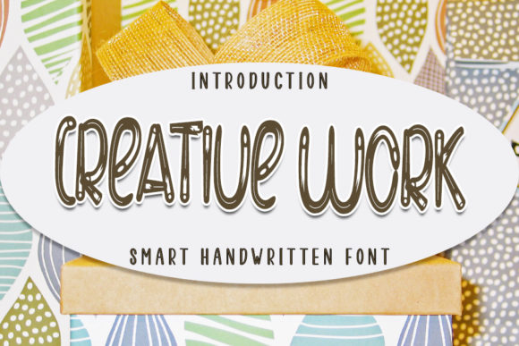 Creative Work: A Bouncy Display Font for Modern Marketing Campaigns