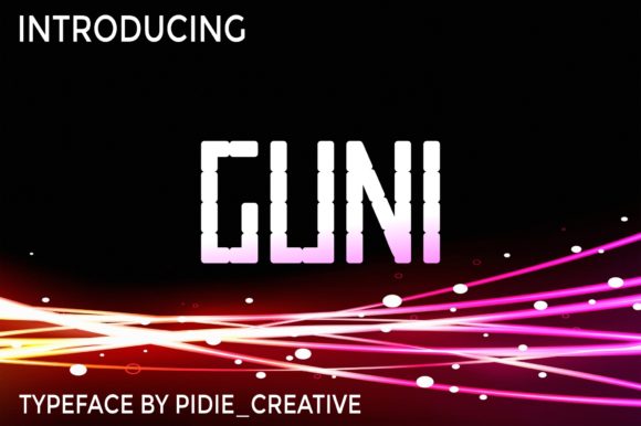 Guni: A Modern Display Font for Editorial Design and Digital Publishing