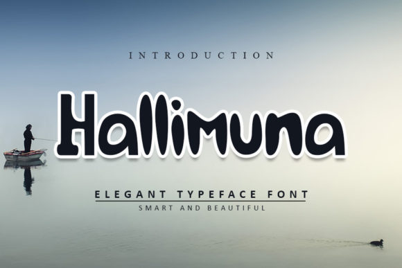 Hallimuna: A Modern Display Font for Editorial Design and Digital Publishing
