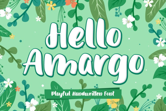 Hello Amargo: A Playful Display Font for Modern Web Design