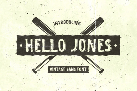 Hello Jones: A Vintage Display Font for Timeless Editorial Design