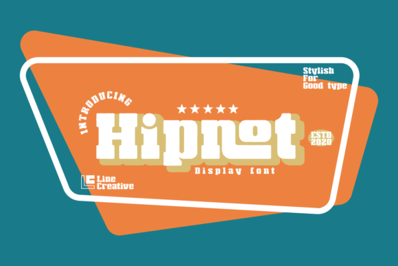 Hipnot: A Bold Display Font for High-Impact Design