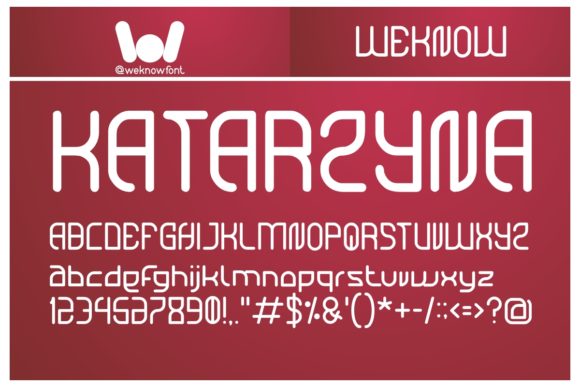 Katarzyna: A Techno-Inspired Display Font for High-Impact Campaign Visuals