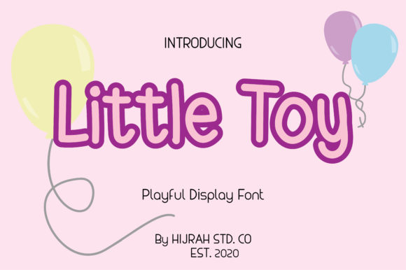 Little Toy: A Playful Display Font for Vibrant Editorial Design