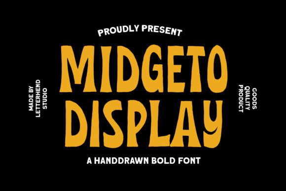 Midgeto: A Quirky Display Font That Brings Digital Personality to Life