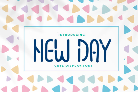 New Day Font: Brightening Handmade Designs with Whimsical Charm