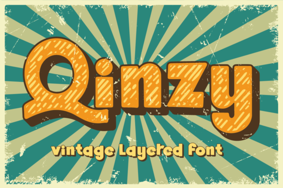 Qinzy: A Vintage Display Font That Brings Handmade Designs to Life