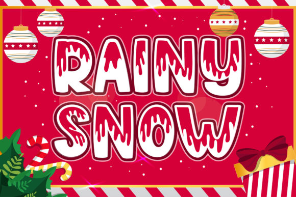 Rainy Snow: The Bold Display Font That Elevates Campaign Visuals