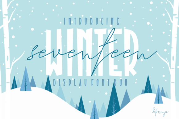 Seventeen Winter: A Versatile Display & Handwritten Font Duo for Creative Branding