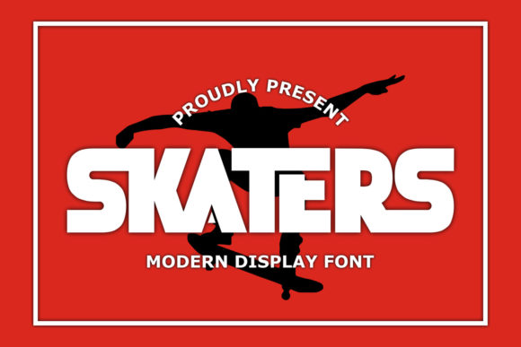 Skaters: A Bold Display Font for Editorial Designers Who Crave Personality
