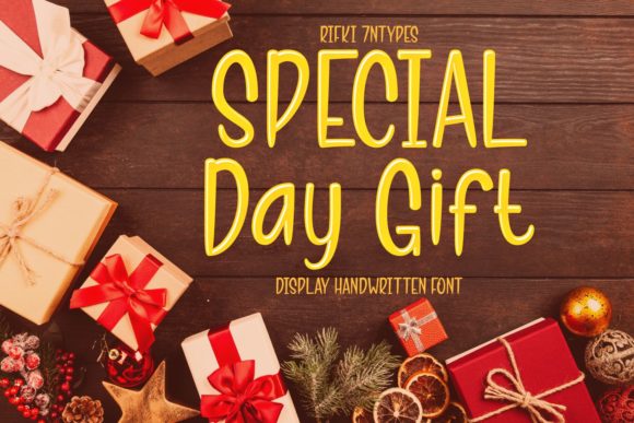 Special Day Gift: A Modern Display Font for Editorial Charm