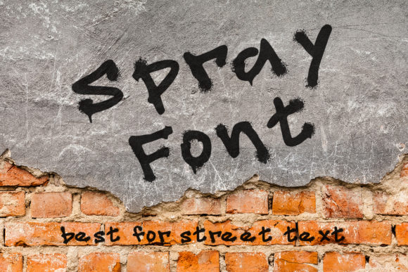 Spray: A Bold Display Font for Dynamic Editorial Design