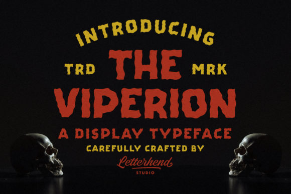 The Viperion: A Spooky-Style Display Font That Elevates Brand Typography