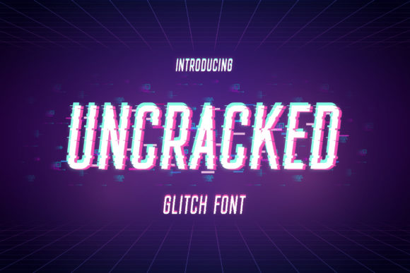 Uncracked Font: A Bold Display Typeface for Business Branding